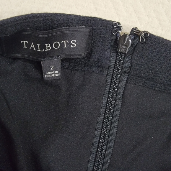 Talbots Multicolor Tweed Pencil Skirt Straight Career Size 2 - Picture 13 of 16